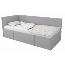 Детская кровать мягкая моно ап угловая