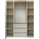 Шкаф 4-х створчатый с 3 ящиками ПРАЙМ